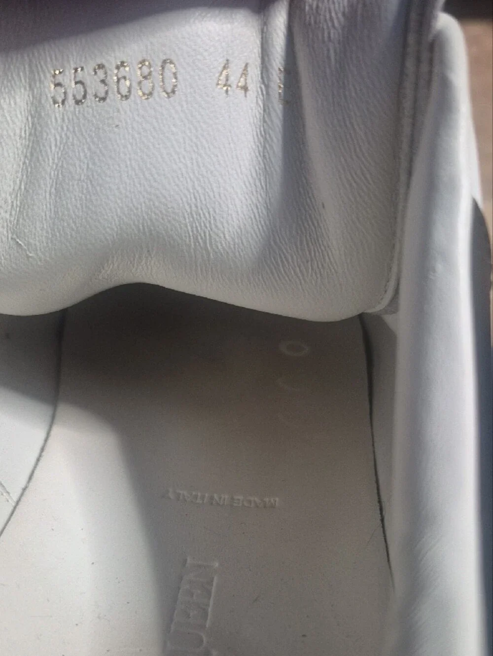 Alexander McQueen White Leather Sneakers with Black Heel